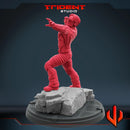 Cyclops X-Men 2000 Movie Marvel MCP-compatible 40mm resin proxy miniature by Trident Miniatures - product image 2