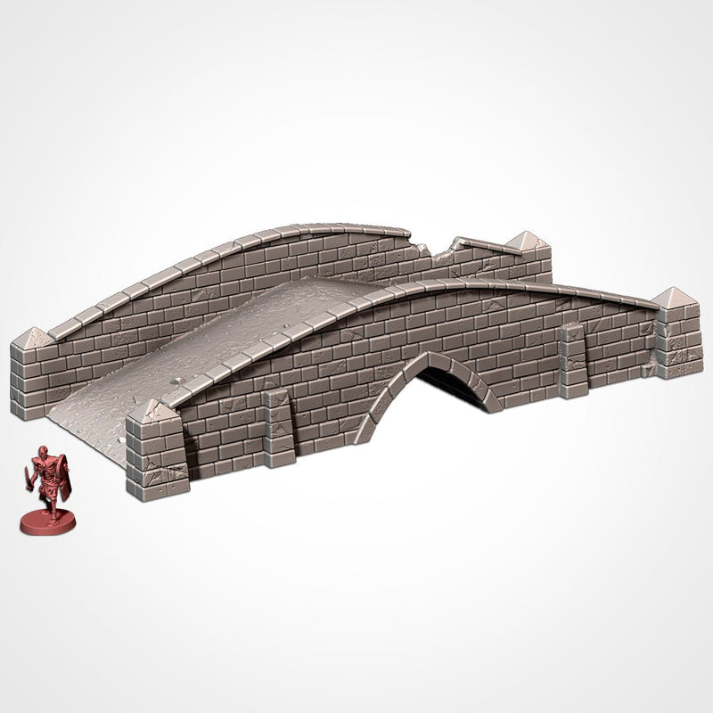 Medieval Bridges 3D printed terrain view 2