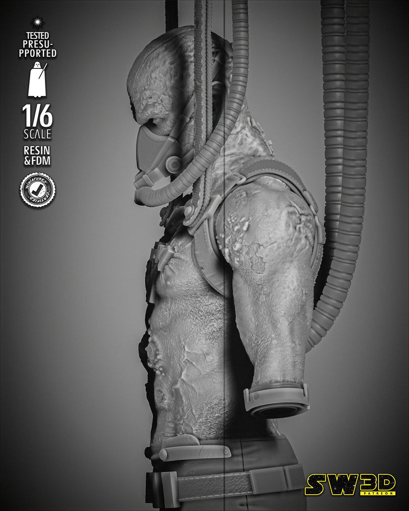 Darth Vader in the Bacta Tank Sculpture