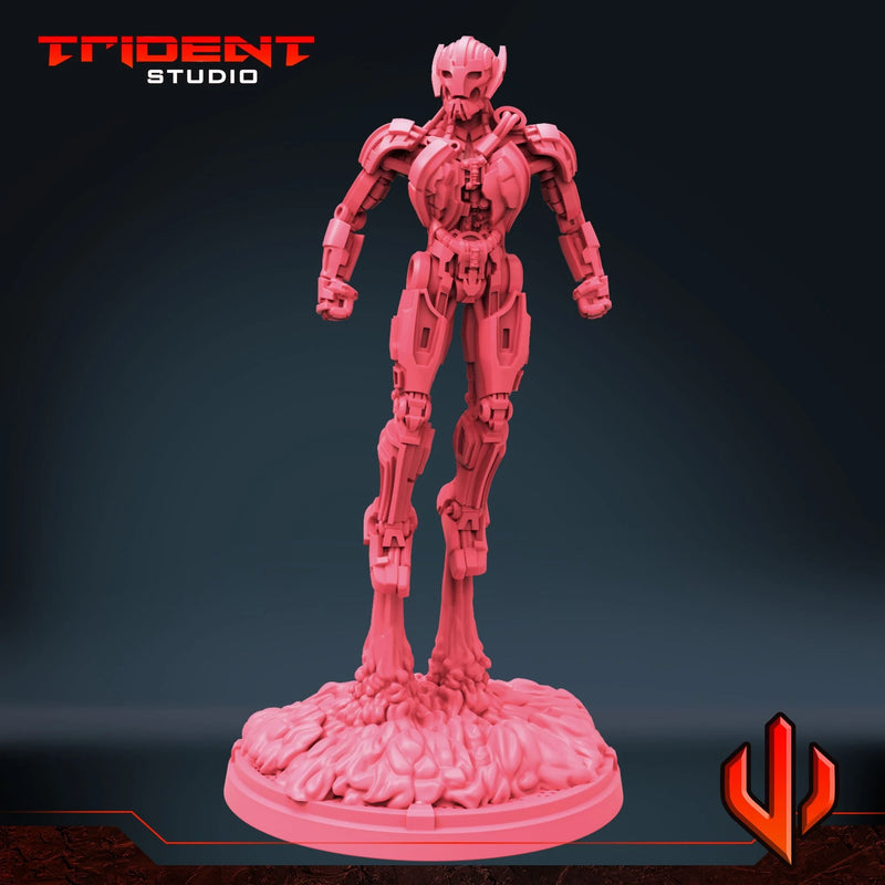 Ultron Drone Multiverse - Sculpt A Marvel MCP-compatible 40mm resin proxy miniature by Trident Miniatures - product image 2
