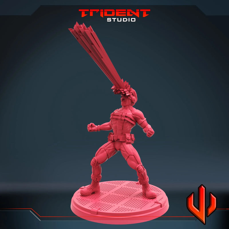 Cyclops - Sculpt B Marvel MCP-compatible 40mm resin proxy miniature by Trident Miniatures - product image 2