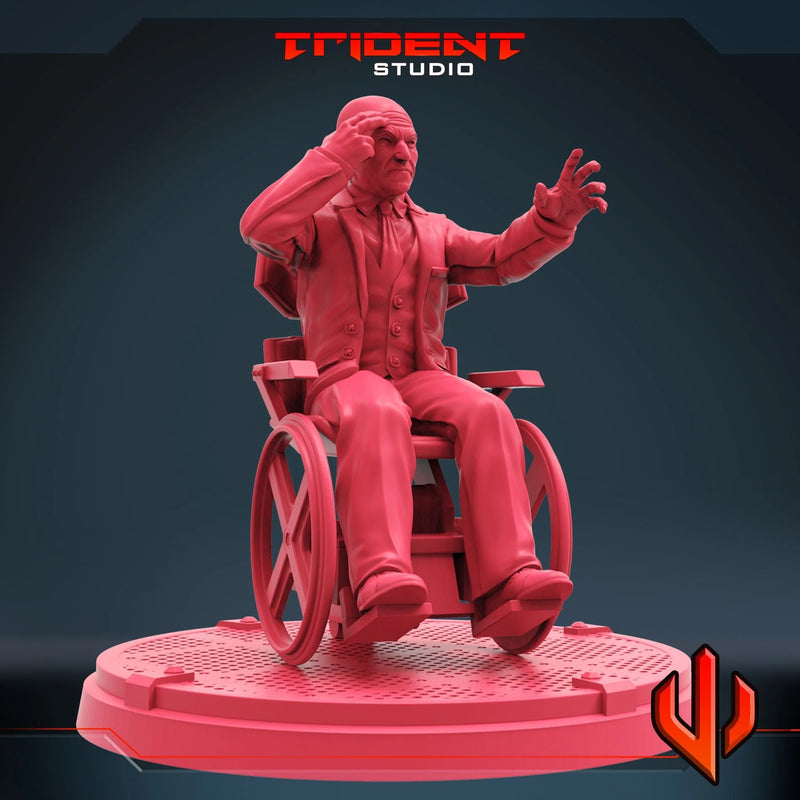 Professor X Marvel MCP-compatible 40mm resin proxy miniature by Trident Miniatures - product image 2