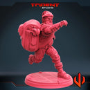 Red Guardian Xmas Special Marvel MCP-compatible 40mm resin proxy miniature by Trident Miniatures - product image 2