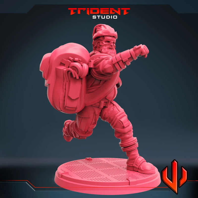 Red Guardian Xmas Special Marvel MCP-compatible 40mm resin proxy miniature by Trident Miniatures - product image 2