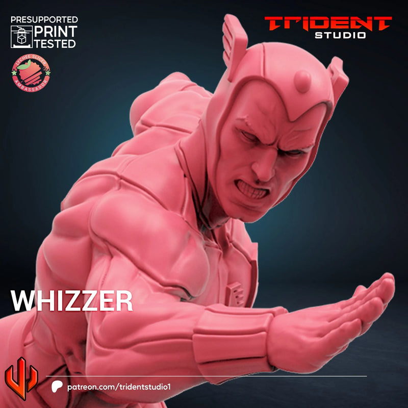 Whizzer Marvel MCP-compatible 40mm resin proxy miniature by Trident Miniatures - product image 2