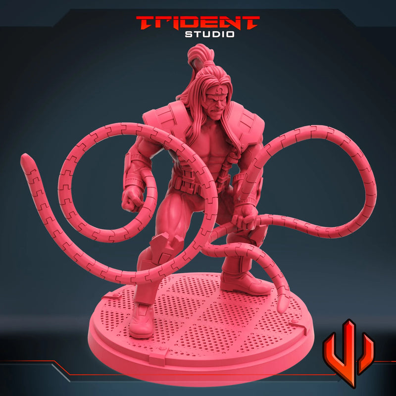 Omega Red - Sculpt A Marvel MCP-compatible 40mm resin proxy miniature by Trident Miniatures - product image 2