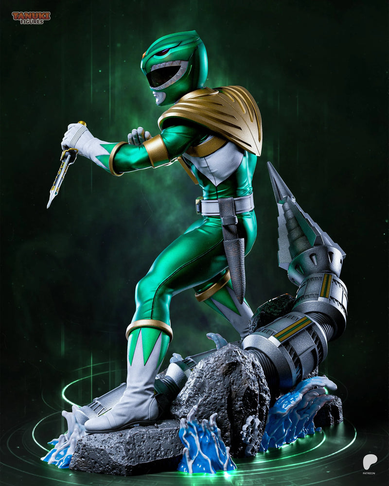 Green Ranger Resin Statue & Bust - Full Size view 2
