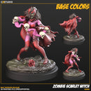 Zombie Scarlet Witch Marvel MCP-compatible resin miniature by C27 Studios - product image 2
