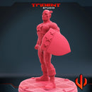 Captain America - Sculpt A Marvel MCP-compatible 40mm resin proxy miniature by Trident Miniatures - product image 2
