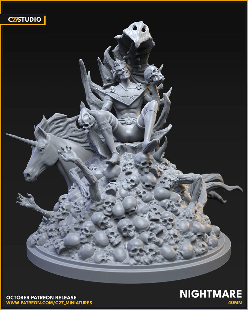 Nightmare Marvel MCP-compatible resin miniature by C27 Studios - product image 2