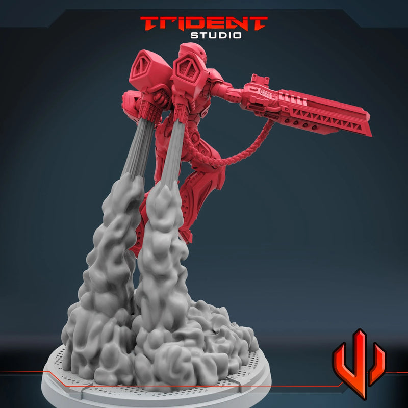 Ironheart Marvel MCP-compatible 40mm resin proxy miniature by Trident Miniatures - product image 2