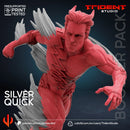 Quicksilver - Sculpt B Marvel MCP-compatible 40mm resin proxy miniature by Trident Miniatures - product image 2
