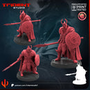 Asgardian Spear Knight Marvel MCP-compatible 40mm resin proxy miniature by Trident Miniatures - product image 2