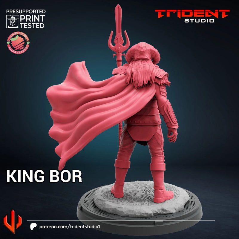 King Bor Marvel MCP-compatible 40mm resin proxy miniature by Trident Miniatures - product image 2
