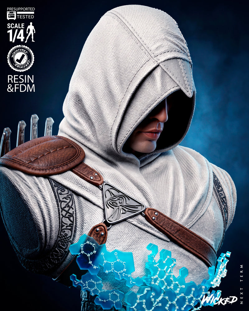 Altair Portrait Bust resin bust kit view 2