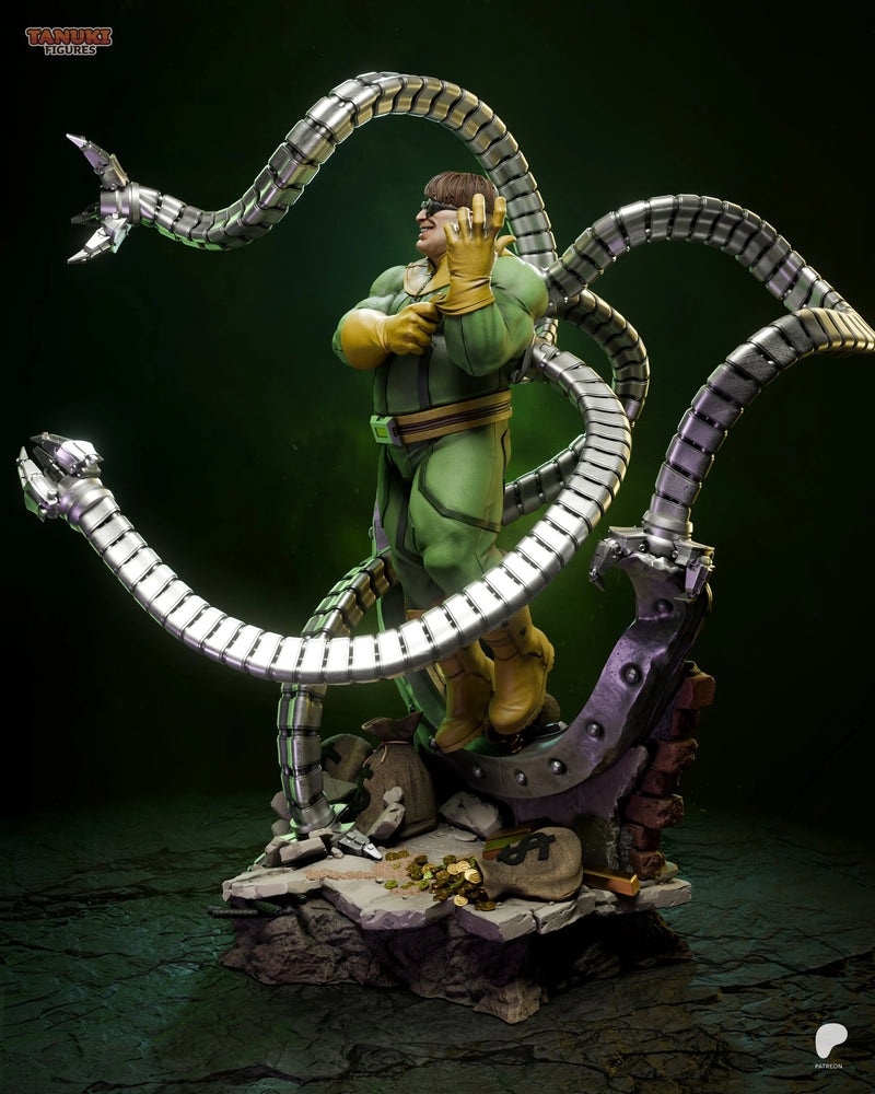 Dr. Octopus Resin Statue & Bust - Full Size view 2