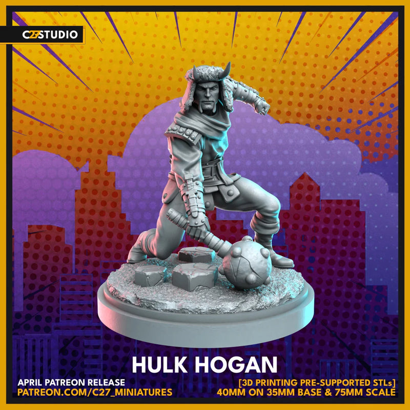 Hogun Marvel MCP-compatible resin miniature by C27 Studios - product image 2