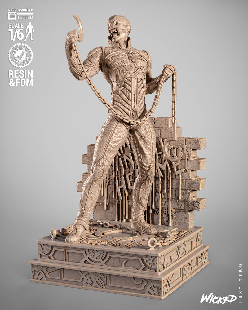 Chatterer Sculpture resin statue kit view 2