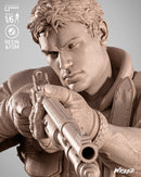 Chris Resident Evil Sculpture resin statue kit view 2
