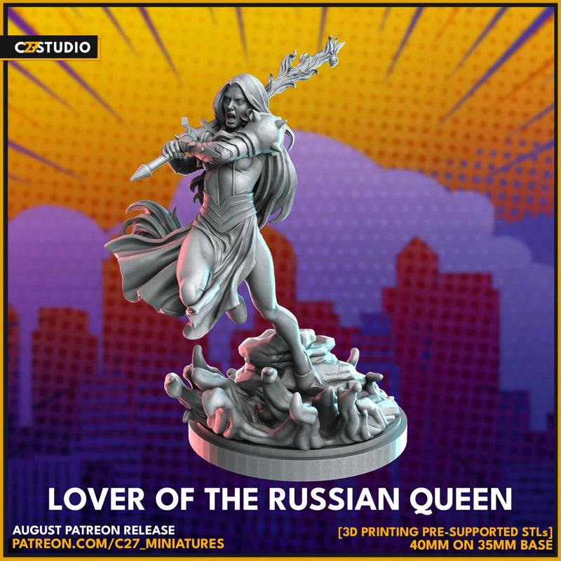 Rasputin IV Marvel MCP-compatible resin miniature by C27 Studios - product image 2