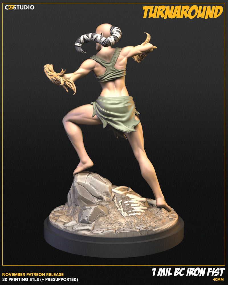 Iron Fist (1 Mil BC) Marvel MCP-compatible resin miniature by C27 Studios - product image 2