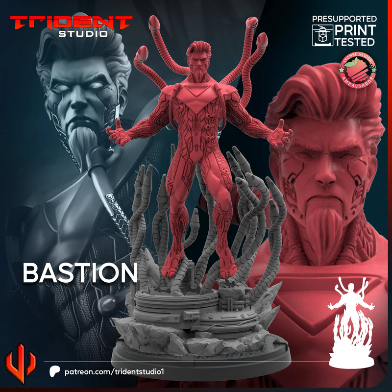 Bastion Marvel MCP-compatible 40mm resin proxy miniature by Trident Miniatures - product image 2