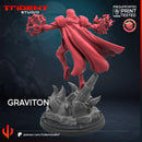 Graviton Marvel MCP-compatible 40mm resin proxy miniature by Trident Miniatures - product image 2