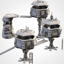 Sci-Fi City 3D printed terrain view 2
