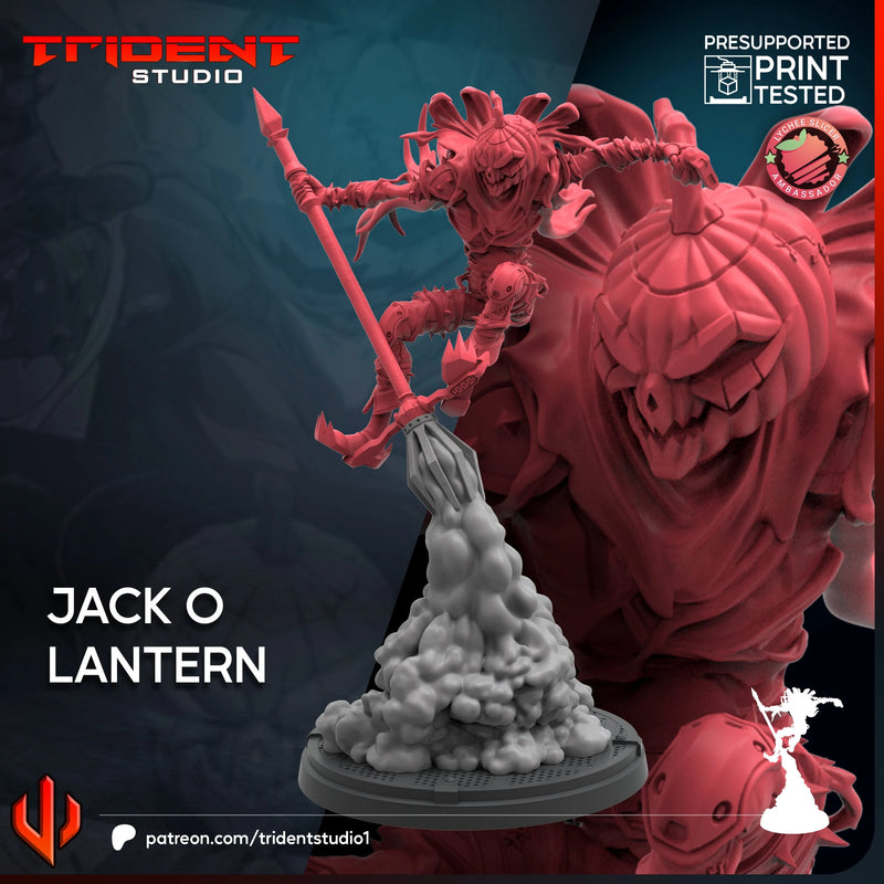 Jack O Lantern Marvel MCP-compatible 40mm resin proxy miniature by Trident Miniatures - product image 2