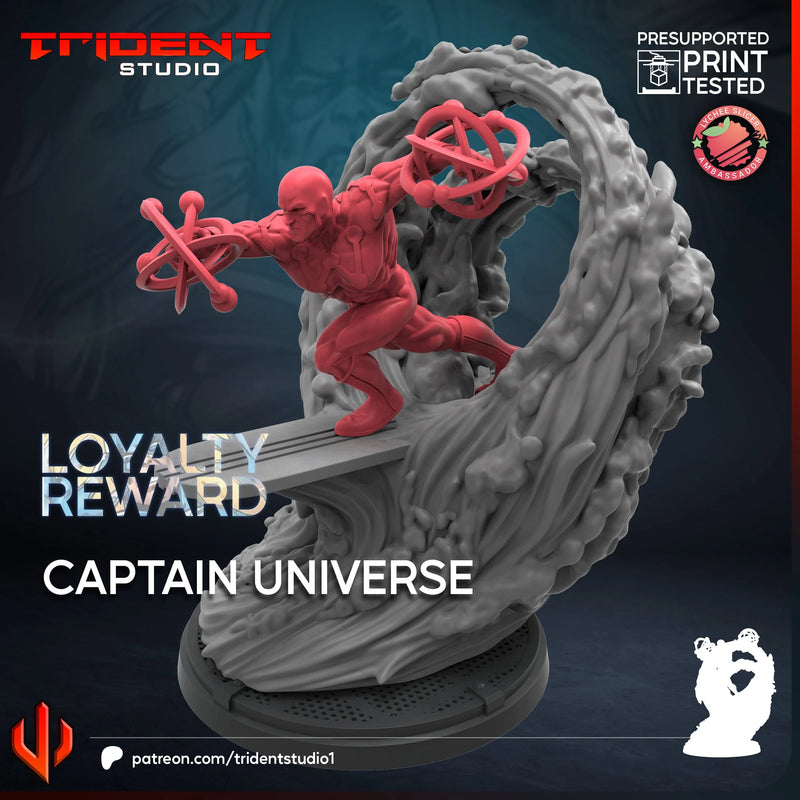 Captain Universe Marvel MCP-compatible 40mm resin proxy miniature by Trident Miniatures - product image 2