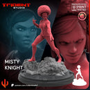 Misty Knight Marvel MCP-compatible 40mm resin proxy miniature by Trident Miniatures - product image 2