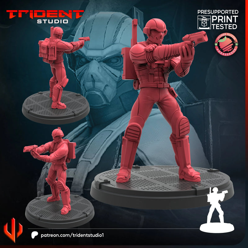 HYDRA Scientist Marvel MCP-compatible 40mm resin proxy miniature by Trident Miniatures - product image 2