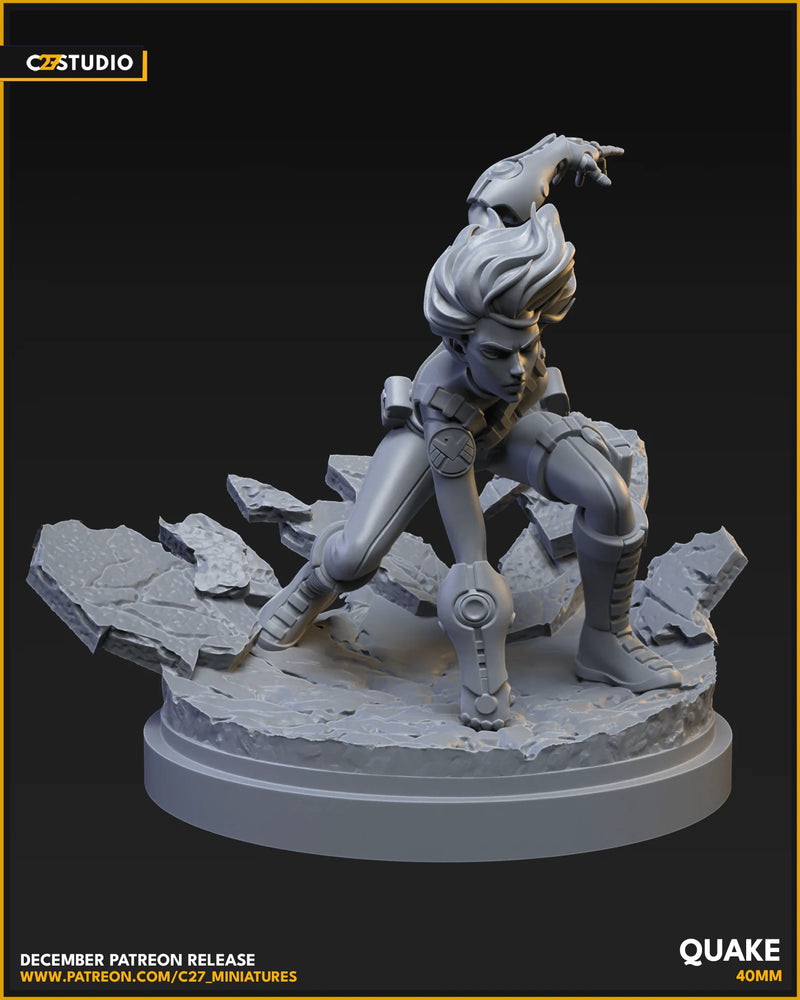Quake Marvel MCP-compatible resin miniature by C27 Studios - product image 2