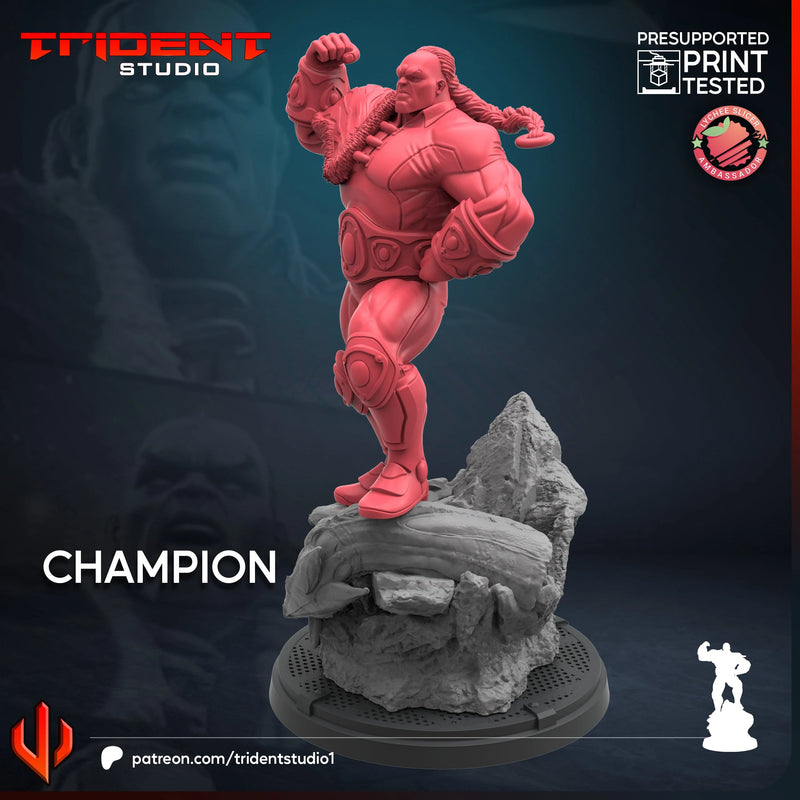 Champion Marvel MCP-compatible 40mm resin proxy miniature by Trident Miniatures - product image 2