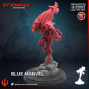 Blue Marvel Marvel MCP-compatible 40mm resin proxy miniature by Trident Miniatures - product image 2