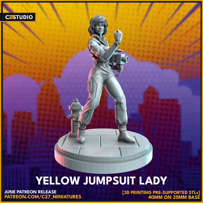 April O'Neil TMNT MCP-compatible resin miniature by C27 Studios - product image 2
