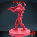 Winter Soldier Marvel MCP-compatible 40mm resin proxy miniature by Trident Miniatures - product image 2
