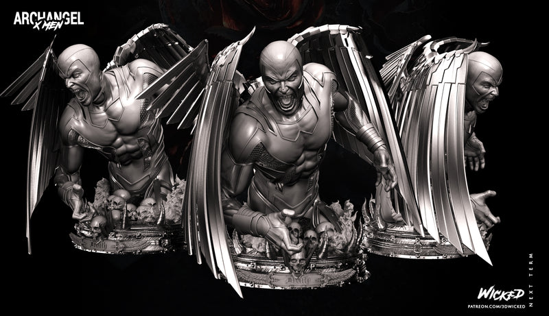 Archangel Bust resin bust kit view 2