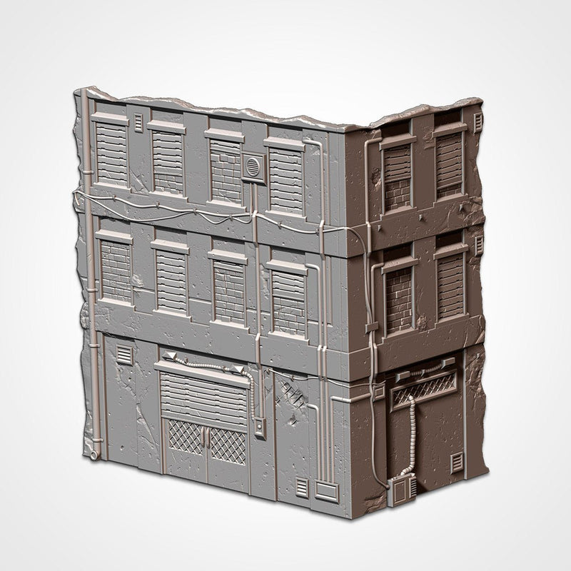 WTC Foldable Sovietic Set 3D printed terrain view 2