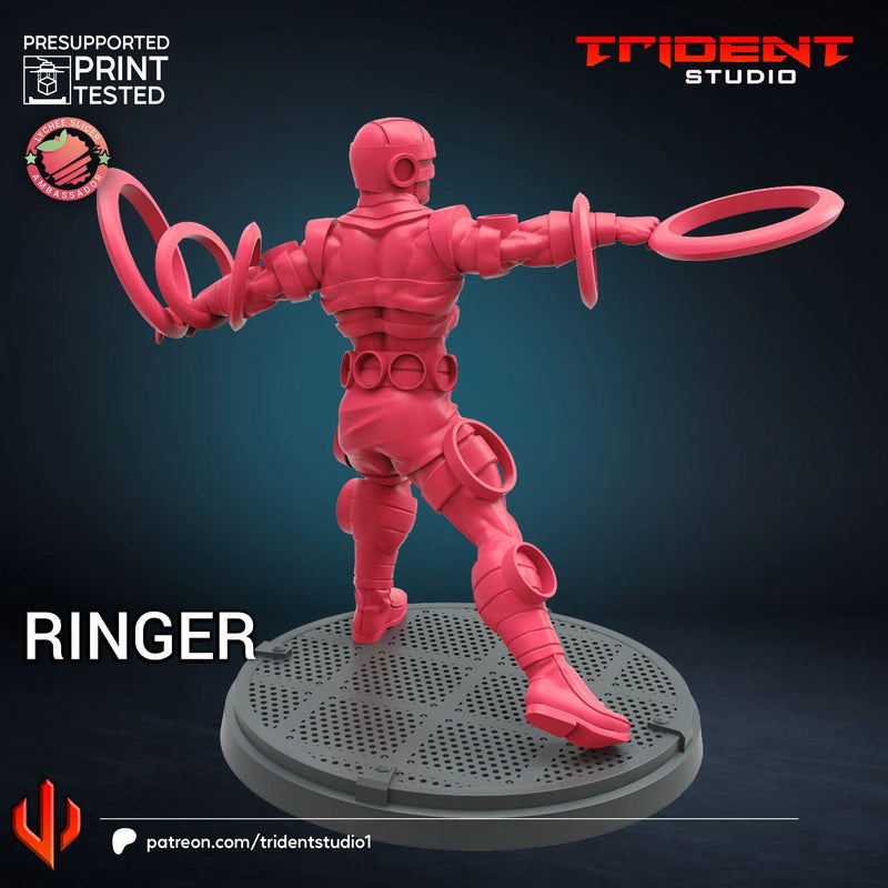 Ringer Marvel MCP-compatible 40mm resin proxy miniature by Trident Miniatures - product image 2