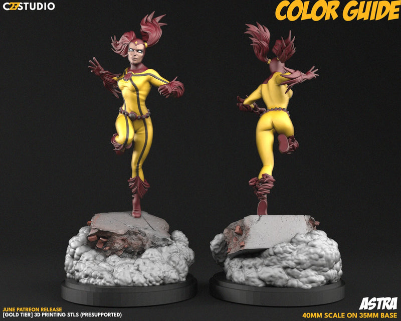 Astra Marvel MCP-compatible resin miniature by C27 Studios - product image 2