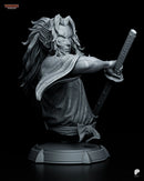 Kokushibo Resin Statue & Bust - Bust view 2