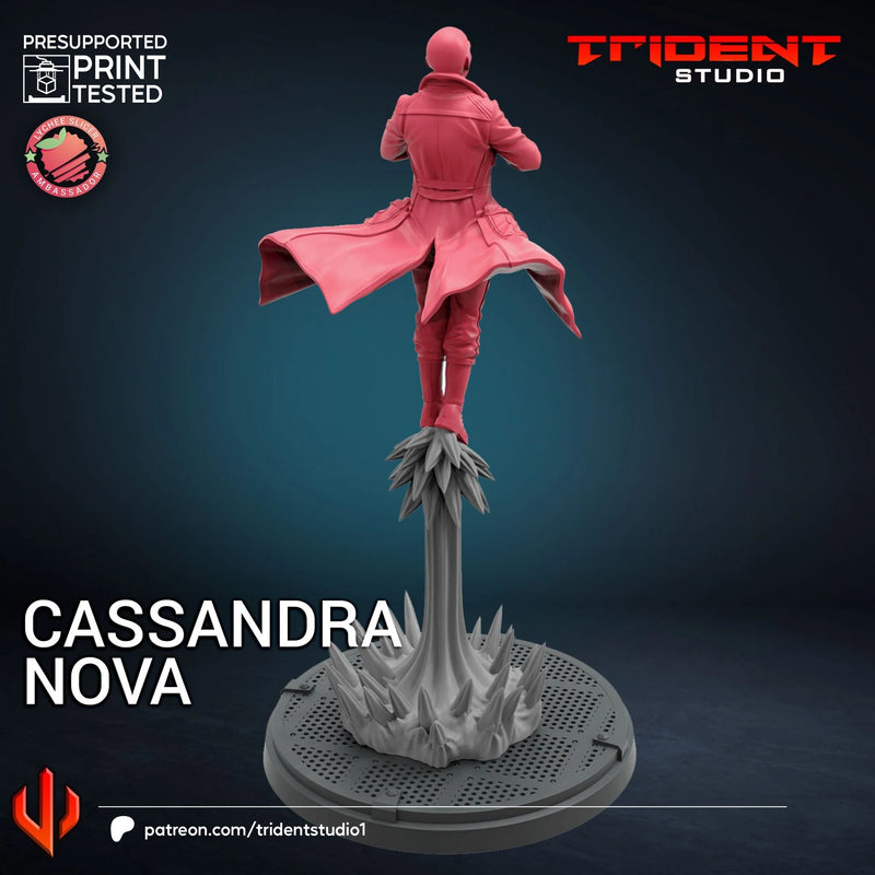 Cassandra Nova Marvel MCP-compatible 40mm resin proxy miniature by Trident Miniatures - product image 2