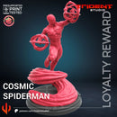 Cosmic Spider-Man Marvel MCP-compatible 40mm resin proxy miniature by Trident Miniatures - product image 2