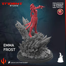 Emma Frost Phoenix Rivals Marvel MCP-compatible 40mm resin proxy miniature by Trident Miniatures - product image 2