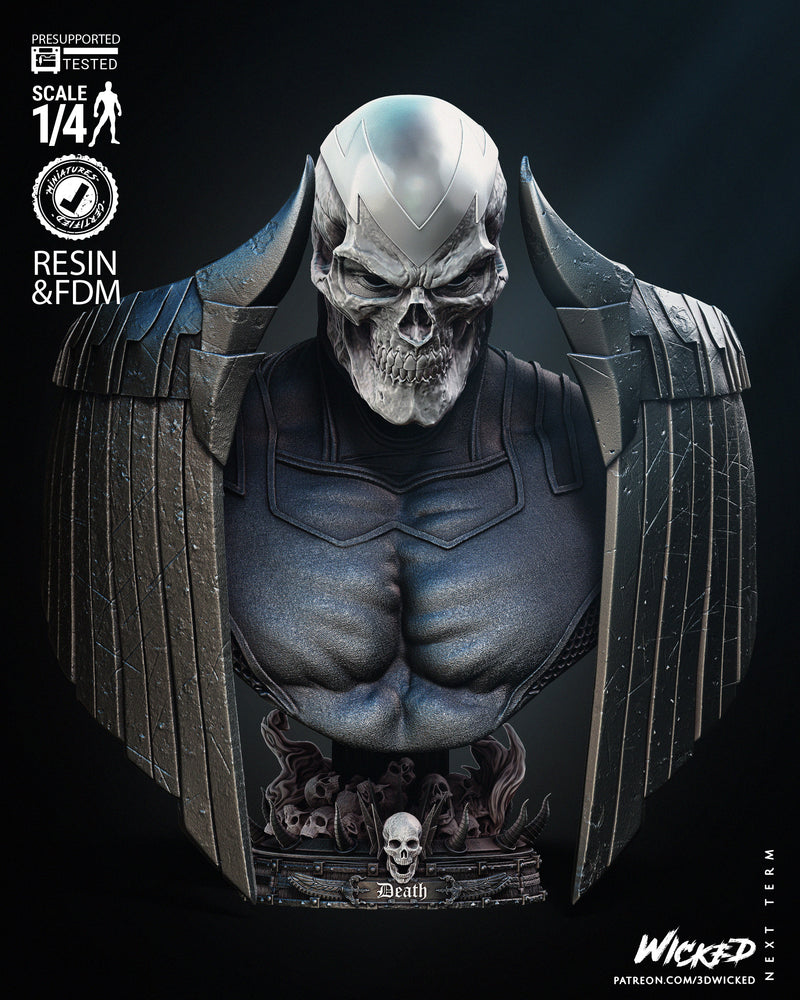 Archangel Bust Portrait resin bust kit view 2