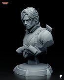 Leon Resin Statue & Bust - Bust view 2