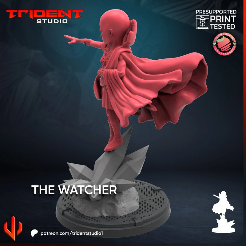 The Watcher Marvel MCP-compatible 40mm resin proxy miniature by Trident Miniatures - product image 2