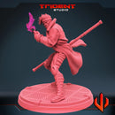 Gambit - Sculpt B Marvel MCP-compatible 40mm resin proxy miniature by Trident Miniatures - product image 2