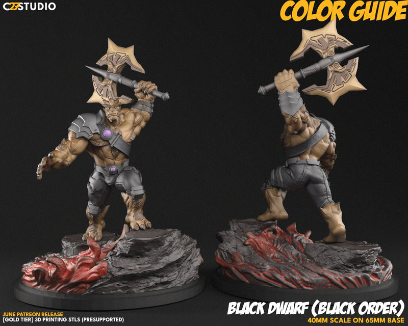 Black Dwarf Marvel MCP-compatible resin miniature by C27 Studios - product image 2